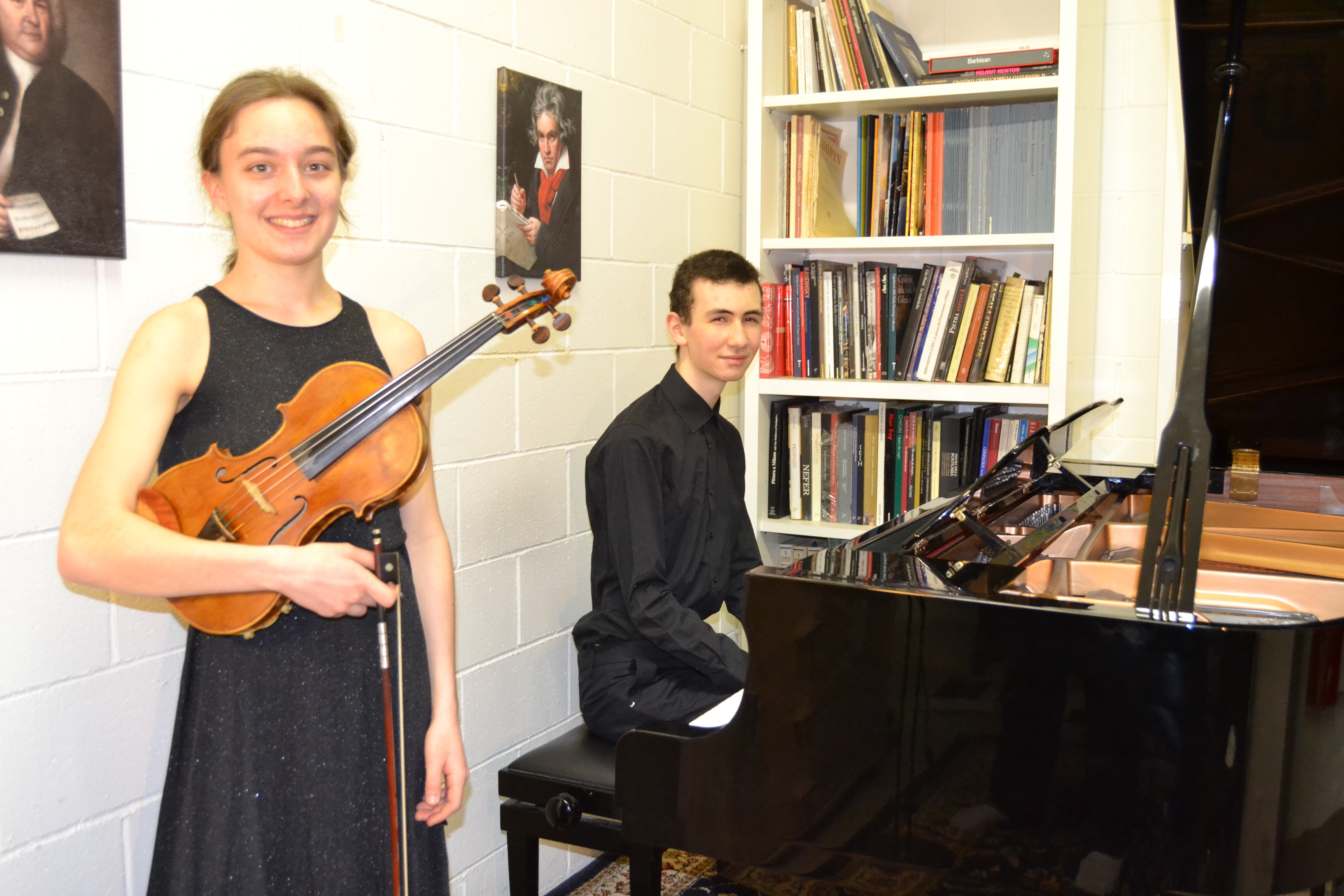 SILVIA  BORGHESE  violino             GIACOMO SEBASTIANO BENZING pianoforte